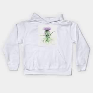 Scottish Thistle - version two Kids Hoodie